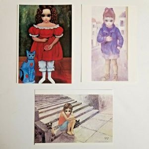 Walter (Margaret) Keane BIG EYES Greeting Card Set